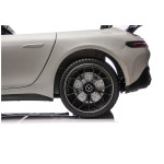 Elektrické autíčko Mercedes GT63 AMG - LCD, svetlosivé